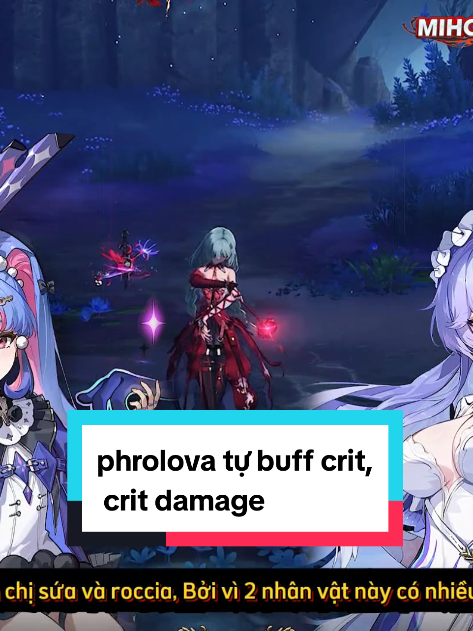 Phrolova có thể tự buff lên đến 312% Crit DMG  #wuwa #minhtrieu  #wutheringwaves #phrolova 