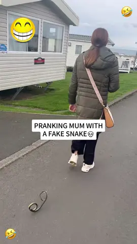 Fake snake prank #funny #foryou #usa #fyp #fail #prank #scared #scareprank #haha #funnymoments #fake 