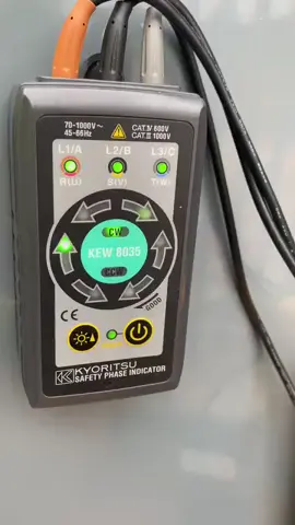 phase rotation check #electric #electrician #power #learn #fyp 