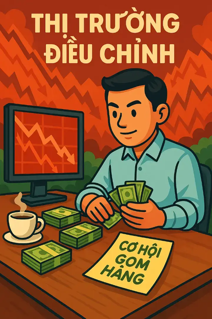 Thị trường có hiệu chỉnh mạnh.#tichsancophieu #tichsanmoithang #lamgiau #tudotaichinh #capcut #tiktok #trend #duongsatcaotoc #trendingtiktok #cotuc