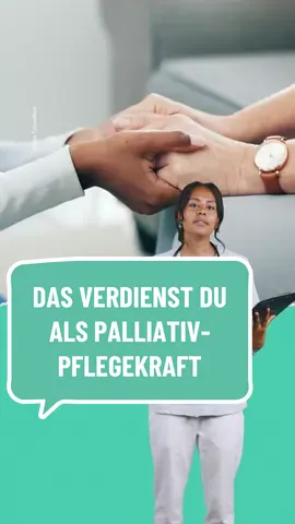 Ein Beruf mit viel Herz und Fachwissen 🫶 #pflege #palliativ #ausbildung #job #gehalt  . . Quelle: Bundesagentur für Arbeit 