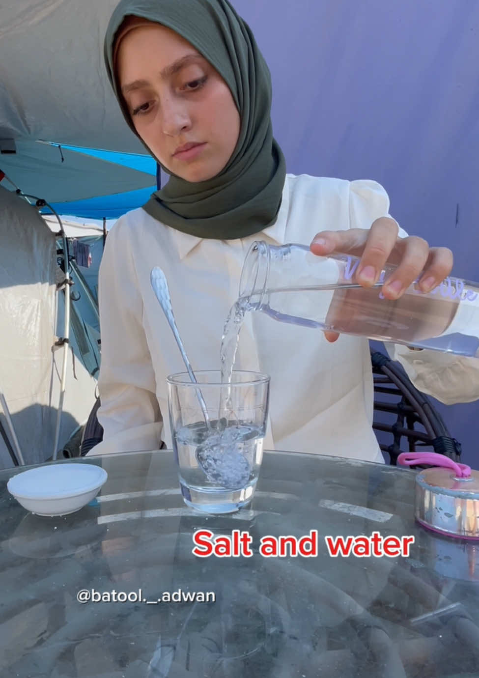 Can you believe it? In the 21st century, we drink water mixed with salt, just to stop our empty stomachs from tearing apart in hunger 💔 ‎هل تصدقون؟ في القرن الحادي والعشرين، نضطر لشرب الماء والملح حتى لا تنفجر أمعاؤنا من الجوع . . . . . . . . .#CapCut #views #repost #الشعب_الصيني_ماله_حل😂😂 #liker #comment #followforfollowback #explorer #fyp #share #fypシ #life #question #water 