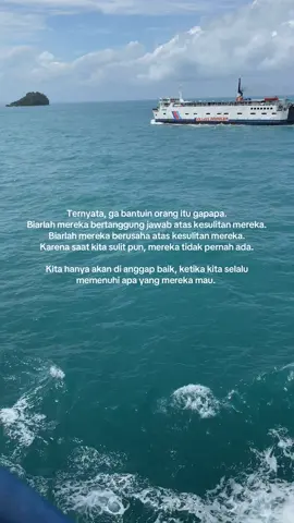 Setidaknya berusaha sendiri, bukan bergantung ke orang lain🤡