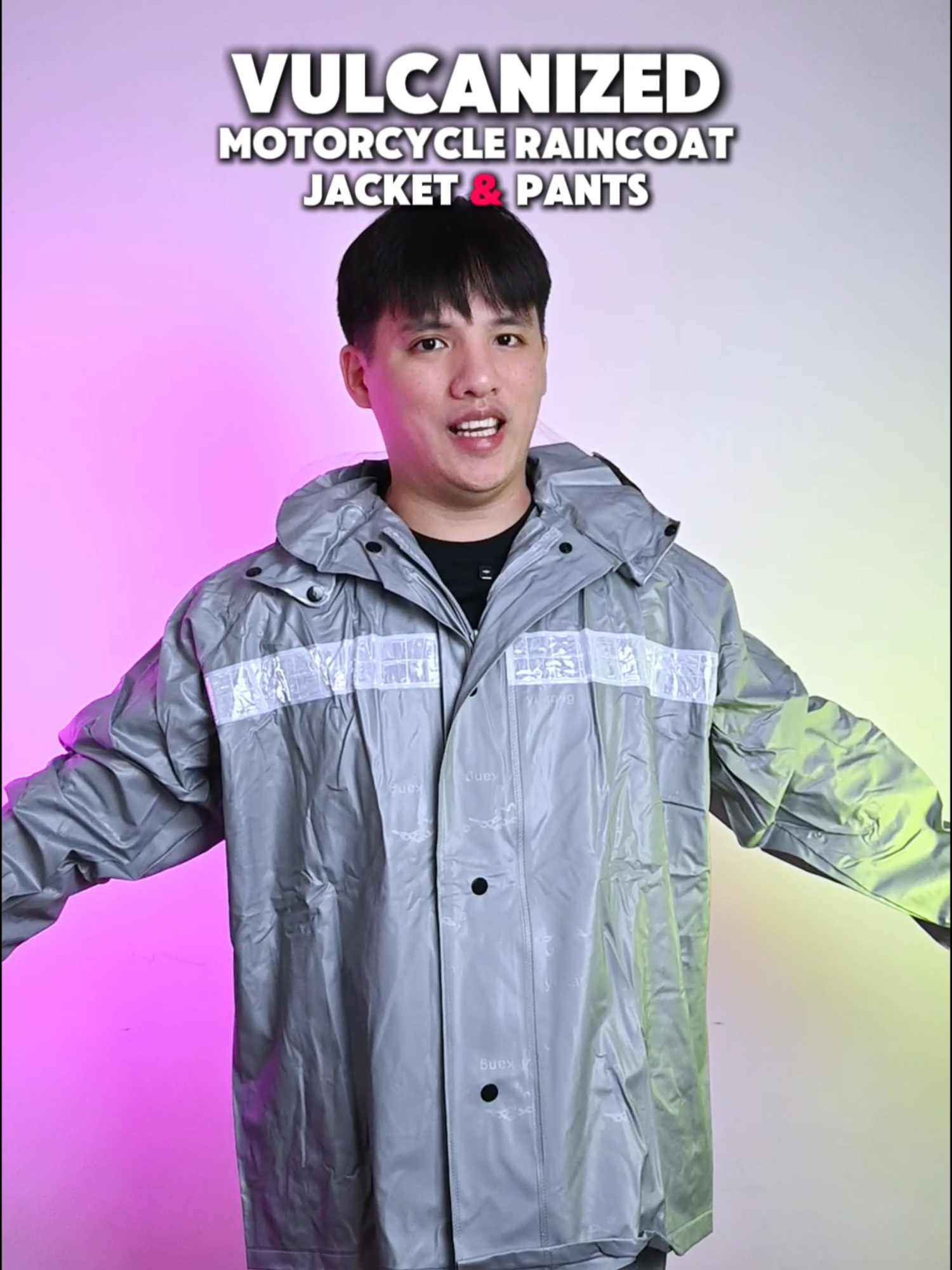 Raincoat Vulcanized Rubberized Kapote #raincoat #raincoatforriders