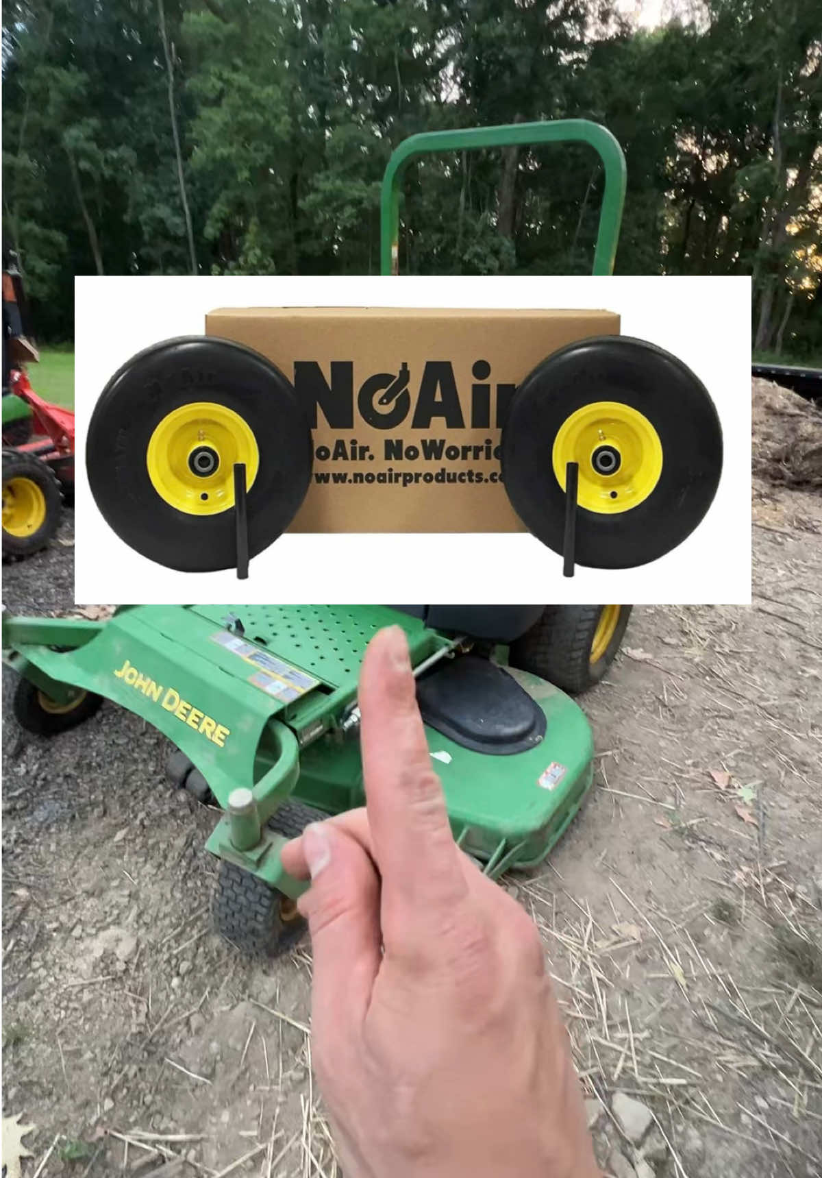 Replying to @Danny Thomas  Are these tires an overall upgrade or downgrade? #johndeere #mower #scag #yanamr #zeroturn #lawncare #kubota #dumptruck #generator #DIY