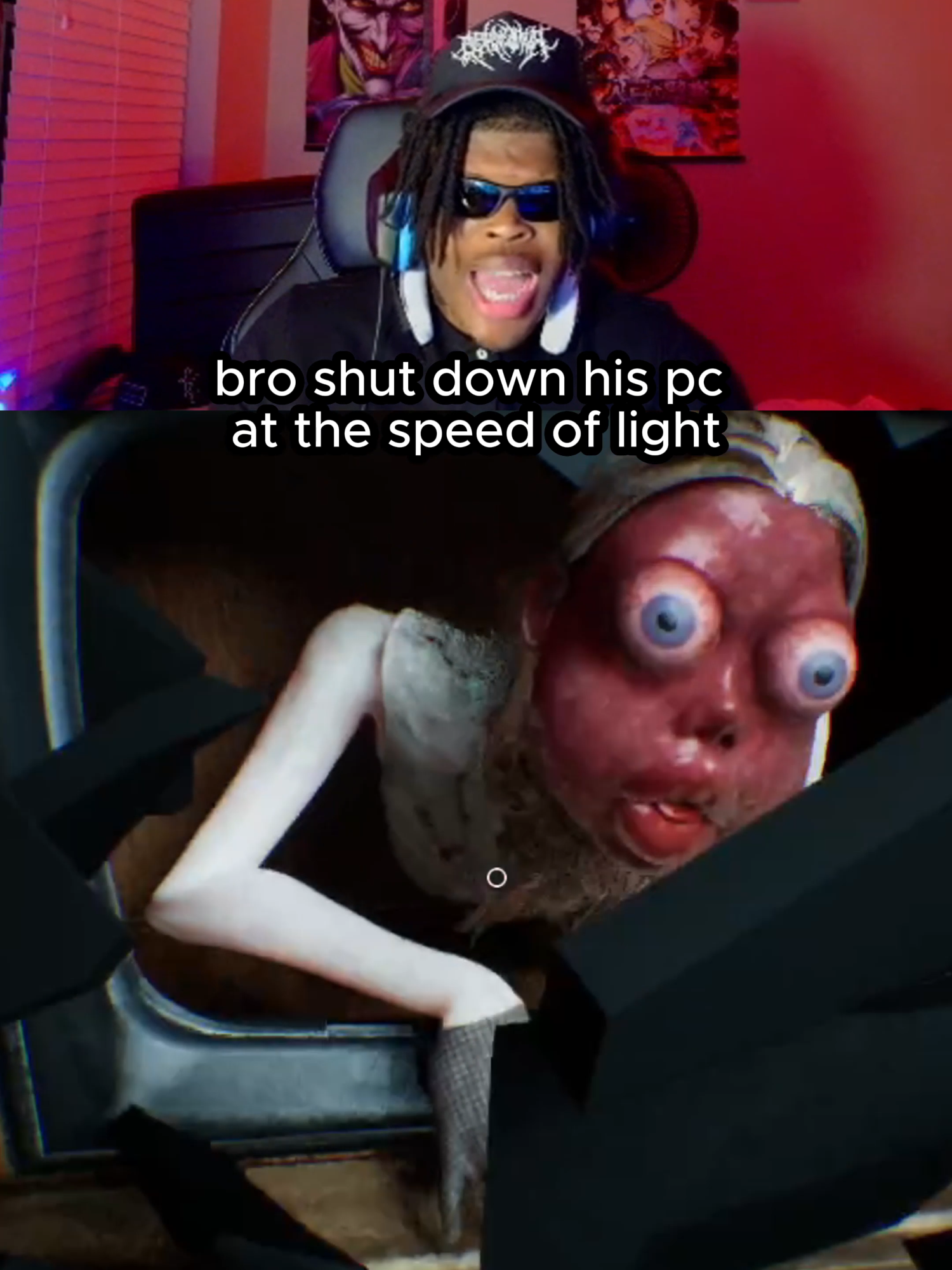 bros spamming his ult 😂 (Twitch/YT: HeyyVance) #whosatthedoor #scarygames #jumpscare #fypage #viral