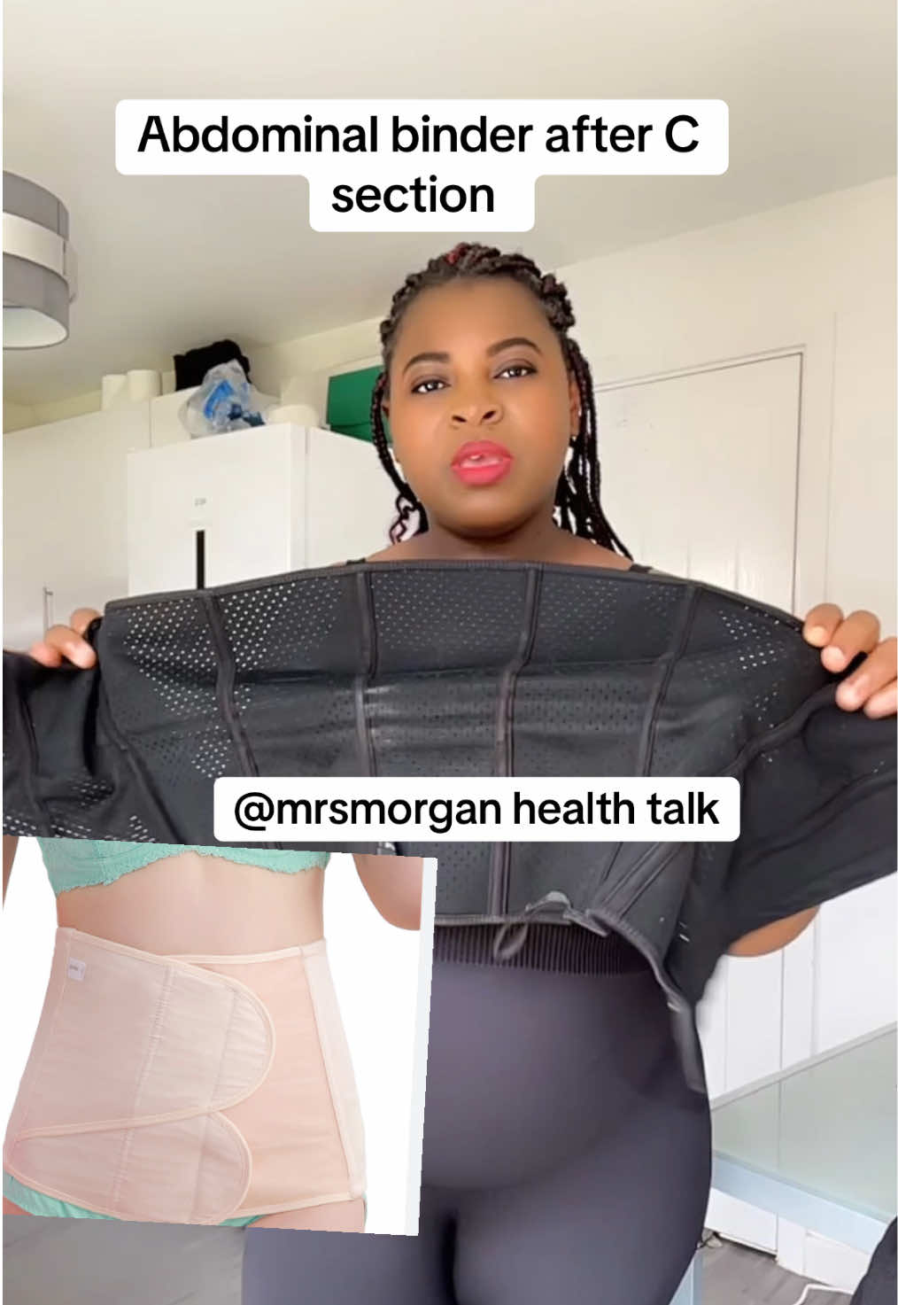 After c section, abdominal binder when used correctly can enhance your recovery,can help reduce pain, improves mobility,strengthen abdominal muscles,promotes healing and reduce swelling,remember to consult your doctor for advice #creatorsearchinsights #csection #postpartum #healthtips #mrsmorgan #momtips #csectionrecovery #healthawareness #corset #aftercare 