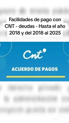 #CNT #Facilidades de pago #Deudas inferiores al año 2018 #Deudas del año 2018 al 2015 #Requisitos #Garante #Funcionarios del CNT #Abono inicial #Sin abono inicial #Codigo orgánico administrativo #Constitución de la república del Ecuador Consulta #Intereses #COACTIVO #Deuda #Instituciones públicas #Proceso #Demanda #Acta #Pago #Riobamba #Quito #Guayaquil #Ambato #Tik tok #Abogado #Derecho administrativo 