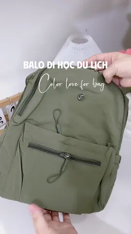 Balo màu này đẹp mà nhiều ngăn. Mua cho các bé đi học hoặc đi du lịch cũng rất tiện #balo #balodihoc #balodulich #balochongtrom 