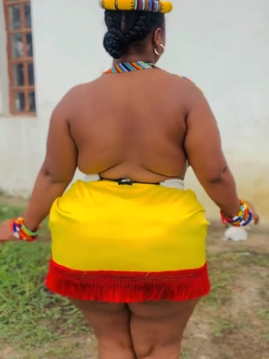 In Yabantu and Zulu Culture, women do not contribute any sexual meaning to their naked breasts. Women in different stages of their lives wear different beaded outfits. The older they get and as they are married, the more they cover their bodies. Different colors and beads are used to express feelings and communicate messages regarding their gender and marital status.  Each ceremony in Zulu culture has its own dress code. Zulu dress South African village culture traditional video religion dance women's special girl femininity lifestyle virgin  #zuluculture #trending #tribes #african #traditional #cultural #viral #dance #Music #traditionalwear #traditionaldance #southafrica #zuludance #culture #sama28 #zulutiktok #satiktok🇿🇦 #fyp #yabantu #yabantugoddess 