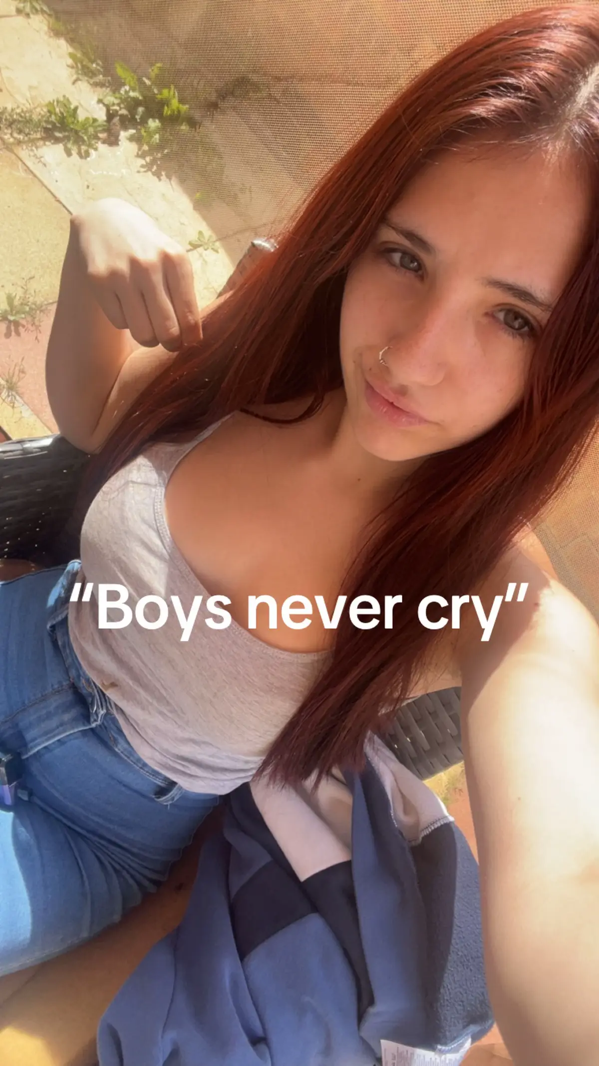 Just bc they are boys it don’t mean they can’t cry or have emotions boys have feelings to always remember that ❤️‍🩹