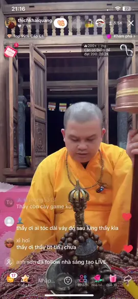 Các cô các bác tránh hết bão chưa ạ #thichkhaiquang89 