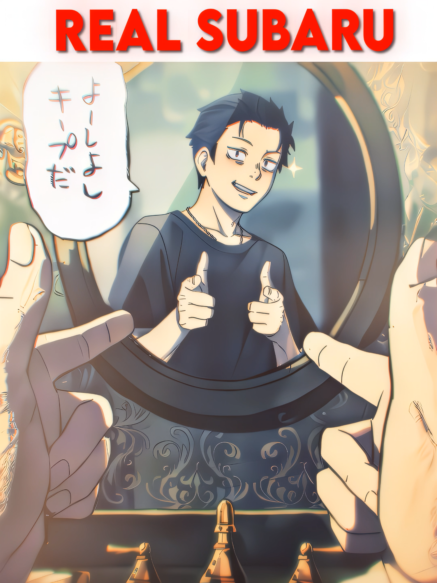who is the real subaru? #subaru #rezero #kaoruhanawarintosaku #animeedit