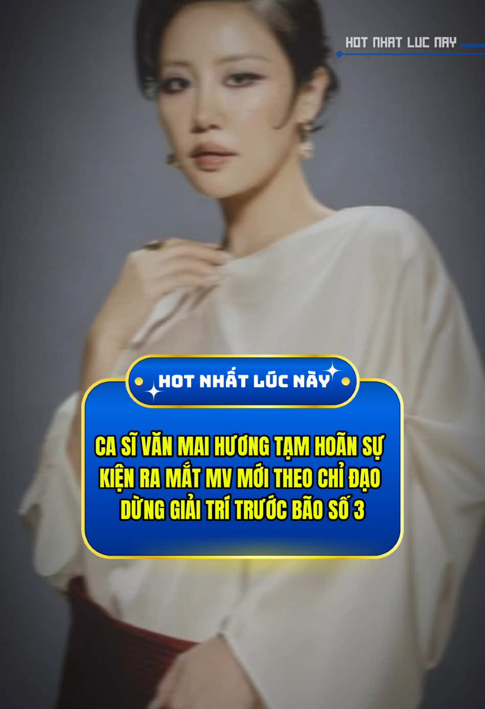 Ca sĩ Văn Mai Hương thông báo tạm hoãn sự kiện họp báo giới thiệu và lịch phát hành MV Ướt lòng❤️ #vanmaihuong #uotlong #dreamermedia #hotnhatlucnay 
