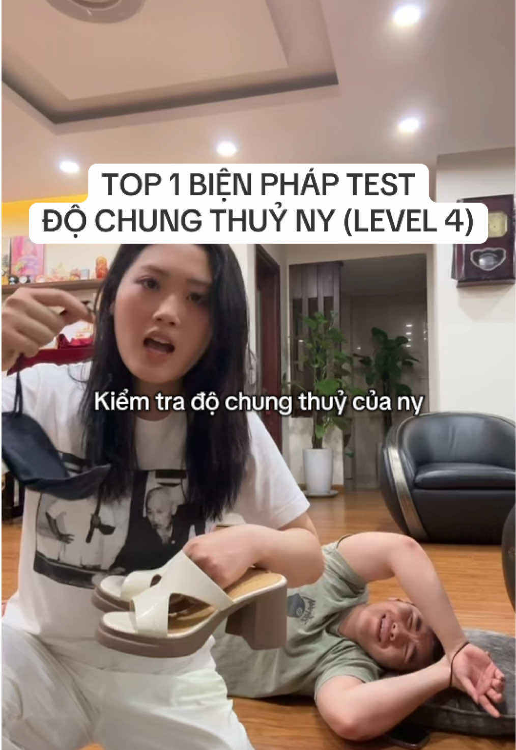 Bài kiểm tra chung thuỷ nghiêm nhất #capdoi #couple #haihuoc #funnycouple #fyp 