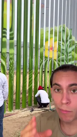 Que tremendo lo que están haciendo con el muro fronterizo 👏❤️