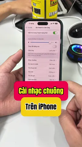 Cách thay đổi nhạc chuông trên iphone #iphonetricks #iphonetricks #nhacchuong 