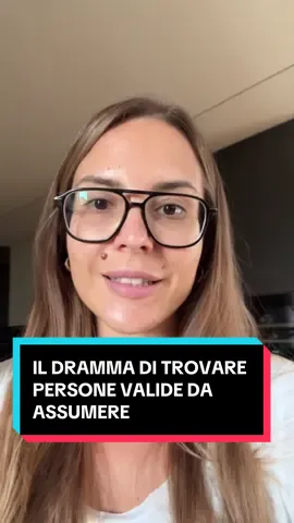 È una disperazione. Manca l’attitudine più che le competenze. #imprenditoria #business #imprenditoriafemminile #lavoro #mondodellavoro 