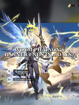 shortest banner ever 😭 I swear Cipher's felt like eternity too </3 — #PHAINON #HonkaiStarRail #hoyocreators #hsrcreators #hoyoverse #fyp #digitzl 