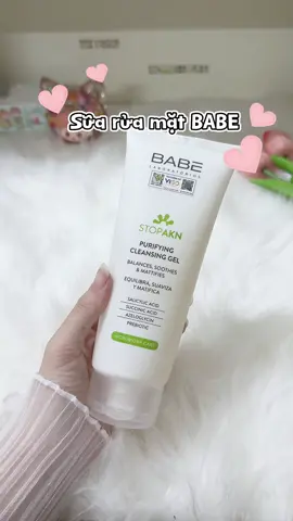 Sữa sửa mặt Babe cho da dầu mụ.n dịu nhẹ #suaruamat #suaruamatbabe #babe #mypham #suaruamattrimun #suaruamatchodadaumun #chamsocdamun #chamsocda #foryou #xuhuong #viral #xuhuong 