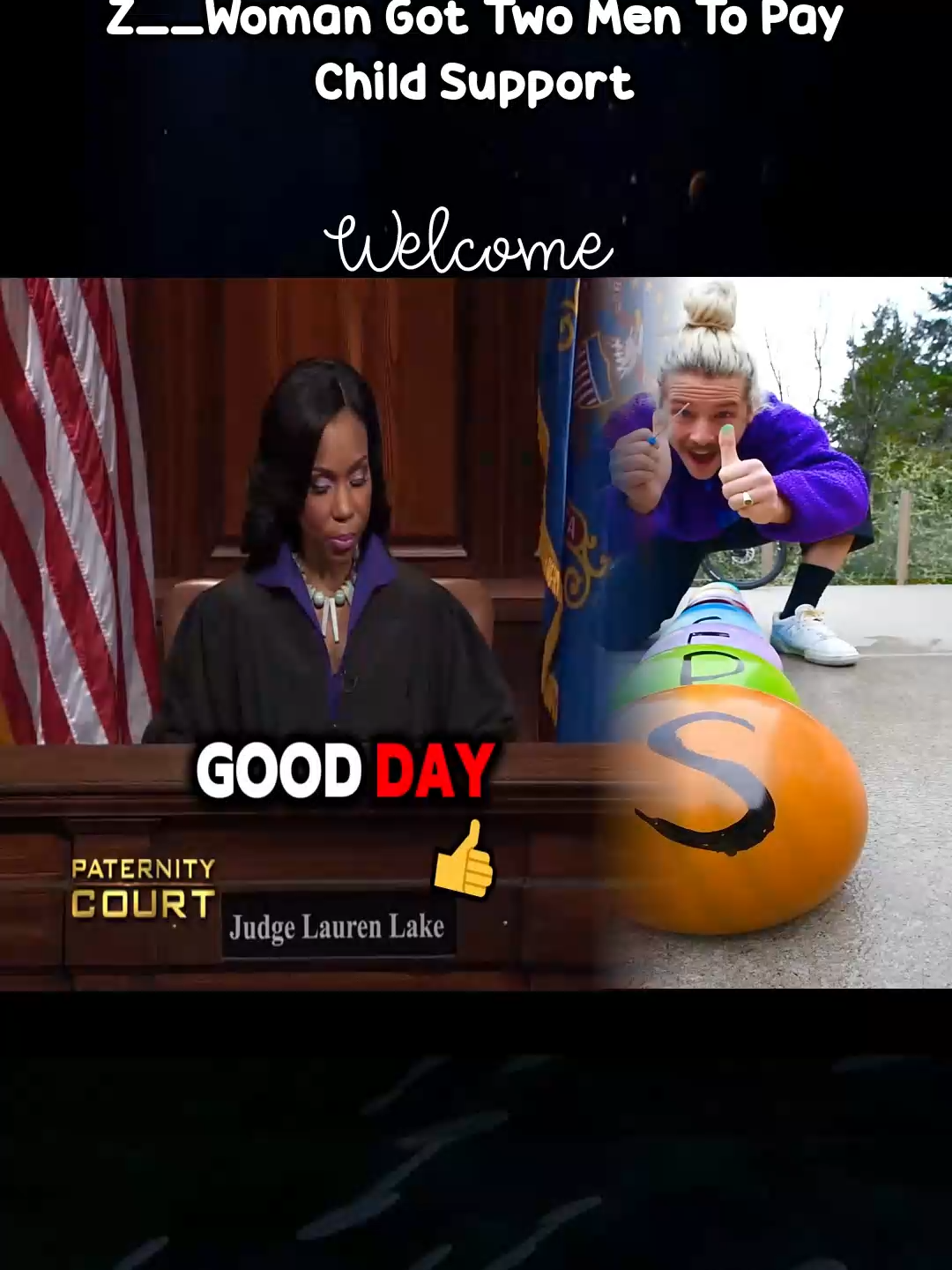 Z__Woman Got Two Men To Pay Child Support - Part 01 #court #courtroomdrama #trialwatch #legaltiktokviral #courtroom #judge