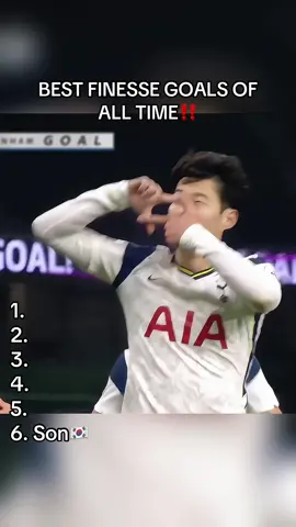 BEST FINESSE GOALS OF ALL TIME‼️#PremierLeague #championsleague #Soccer #footballtiktok #lamineyamal #heungminson #football 