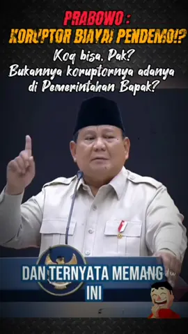 PRABOWO : KORUPTOR BIAYAI PENDEMO..!! KOQ BISA, PAK? #koruptor #KKN #demo #beritaviral #omonomon #fyp 