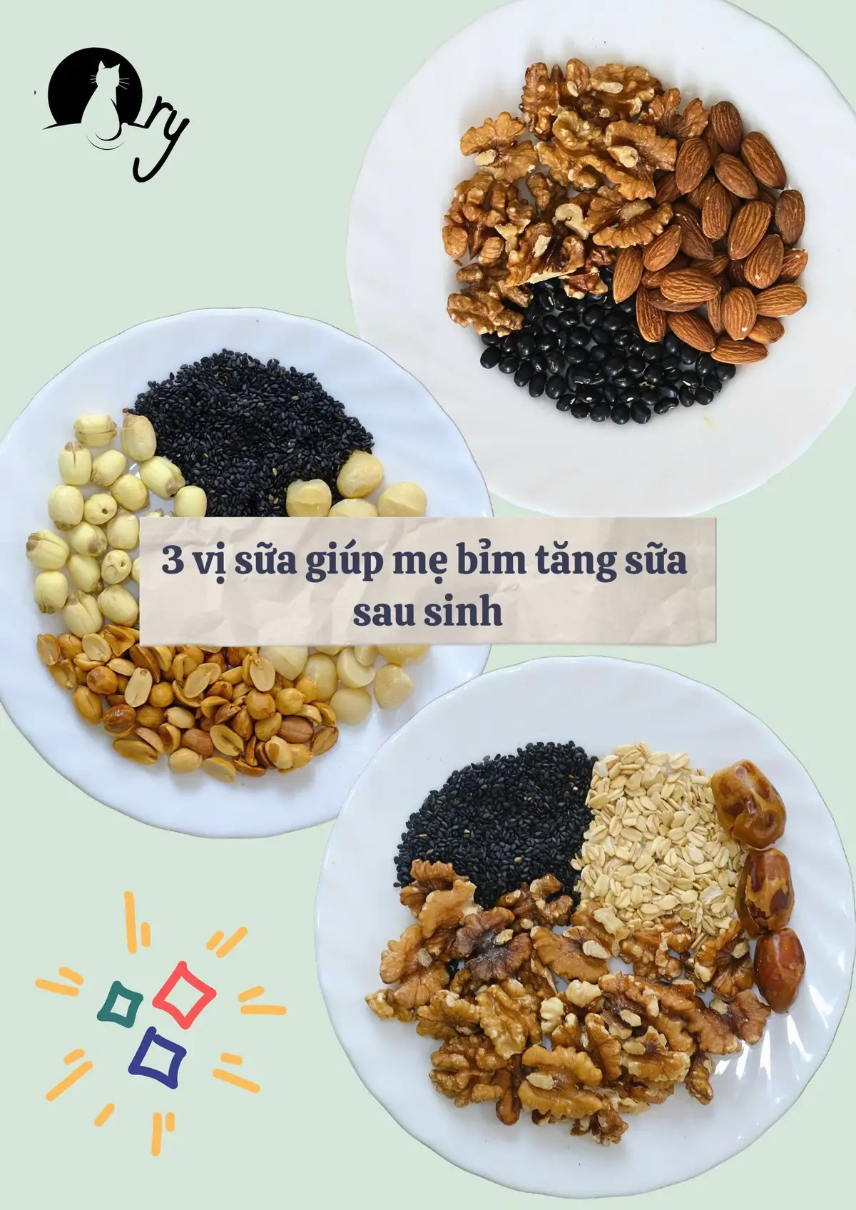 3 vị sữa giúp mẹ bỉm tăng sữa sau sinh #suahatnhaory #mebimchiase #suahatthuduc #tangsuasaukhisinh #tangsua