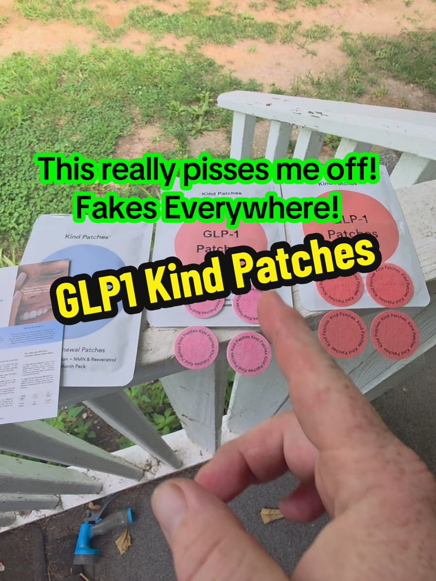 Tired of getting ripped off because the price is so low. There's a reason for that! Don't waste your $$ on fake products. #kindpatches #kindpatch #glp1 #glp1community 