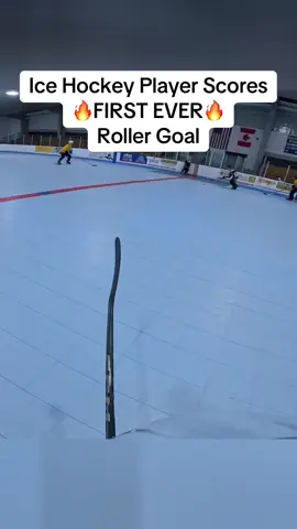 Scoring My FIRST EVER Roller Hockey Goal🔥🔒  #hockey #rollerhockey #inlinehockey #ccm #bauer