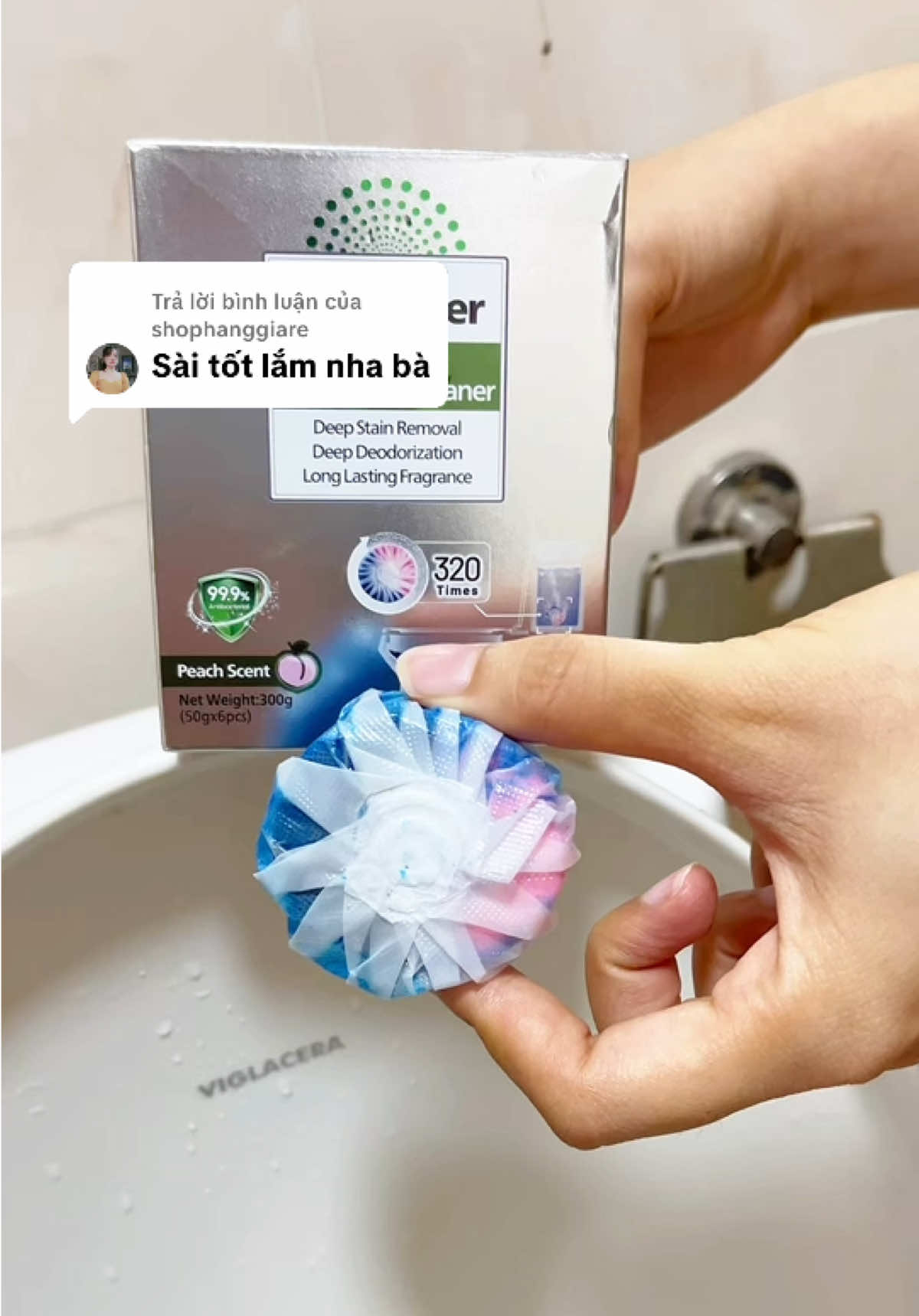 Trả lời @shophanggiare Viên thả bồn cầu LiBy Khử Khuẩn Khử Mùi Tốt.#libyofficial #vienthaboncauliby #vienthaboncaudietkhuankhumui #vienthaboncau 