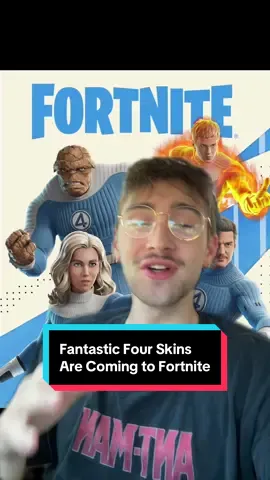 The Fantastic Four Skins are Coming to Fortnite #fantasticfour #marvel #fortnite #fantastic4 #mcu 