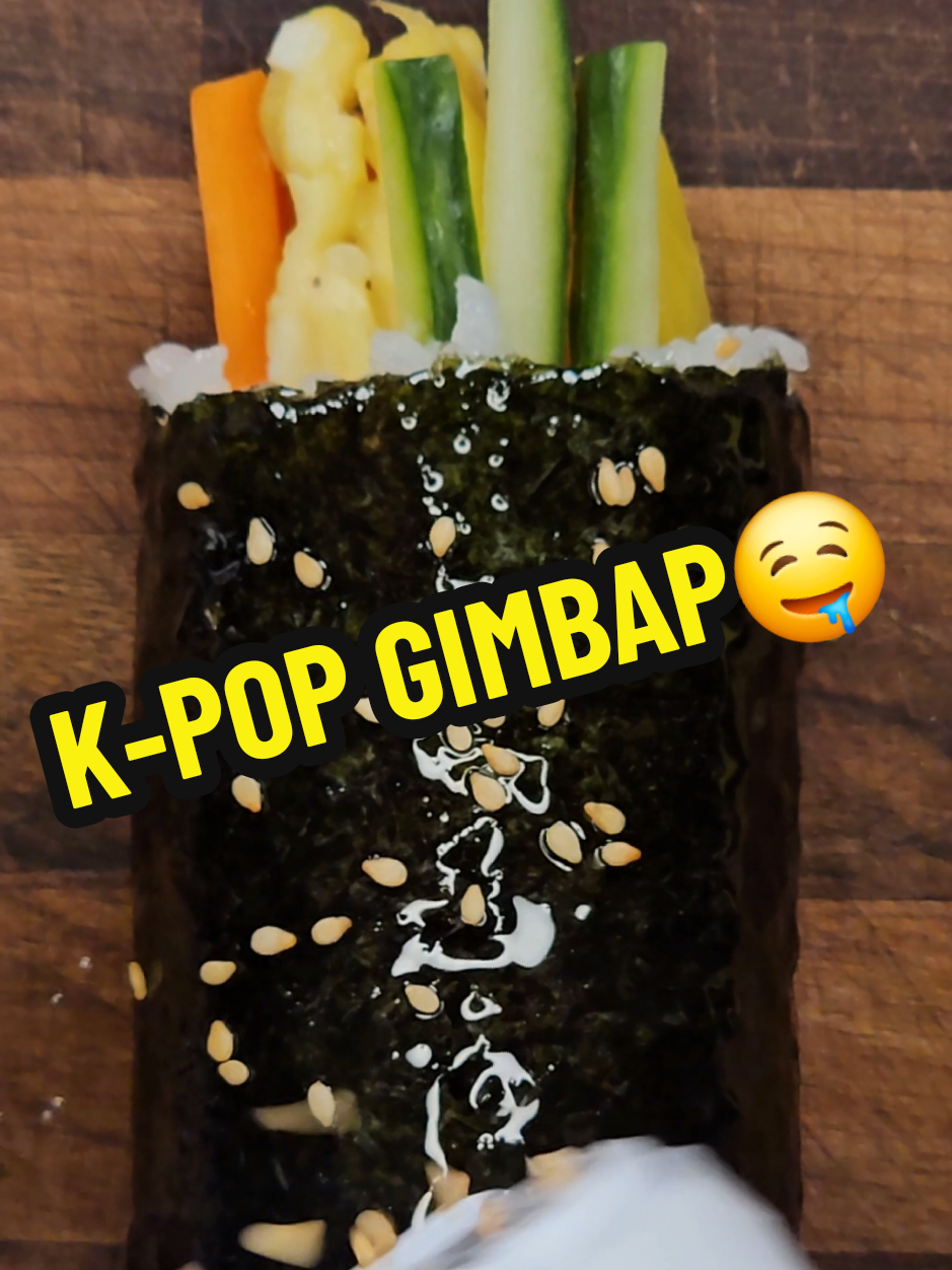 Blockbuster Gimbap Rolled Fresh For K-Pop's Finest!🍙 #kpopdemonhuntersrumi #gimbap #koreanfood #kimbap #kpop 
