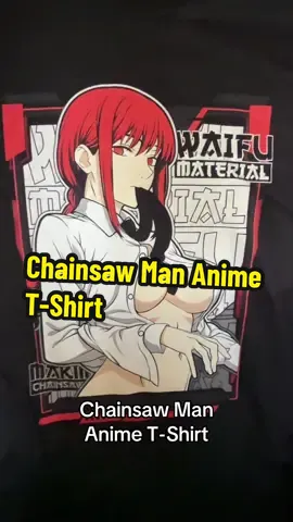 Chainsaw Man Anime T-Shirt #makima #chainsawman #animefashion #animewaifus  #fashiontrends 