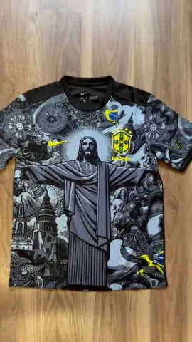 🔥 BRAZIL “JESUS” JERSEY 🇧🇷 Limited Drop – Don’t Miss It! 👉 LINK IN BIO #brazil #jesus #jersey #football #SummerFit #worldcup #soccerstyle #cbf #limitededition 