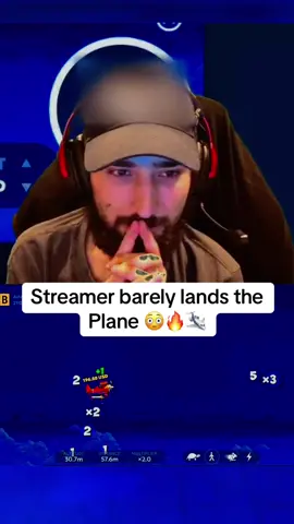 Streamer barely lands the Plane 😳🔥🛩️ #aviamasters #aviator #planegame #kickstreaming 