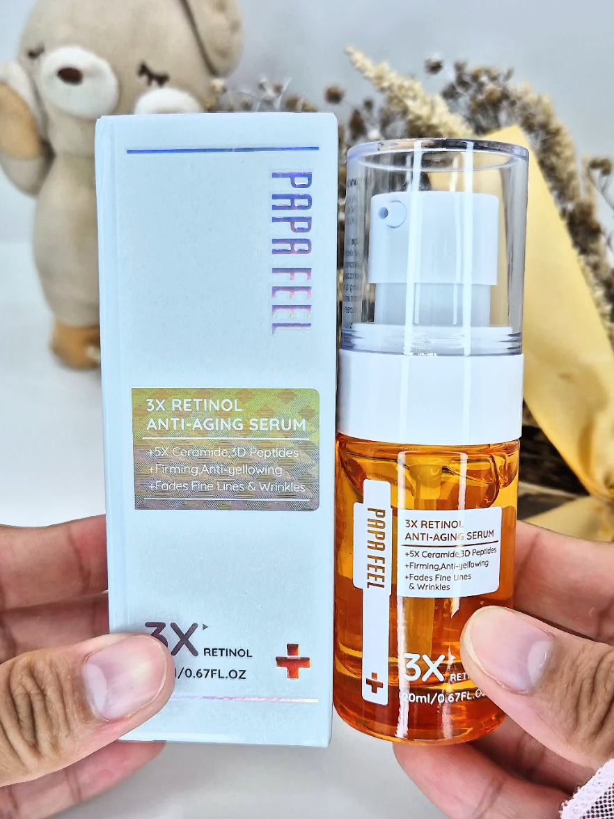 Hindi mo kailangan maghintay ng wrinkles bago mag-retinol. This is your sign to start early with gentle anti-aging care ✨ PAPAFEEL 3× Retinol Anti-Aging Serum — smooth skin, fewer lines, no irritation 💆‍♀️ #SkincareThatWorks #PapaFeelRetinol #GentleRetinol #PapaFeelSerum #skincarerecommendations #skincare #fypage #fyp #fy #papafeel #SkincareThatWorks #papafeel @papafeel.official 