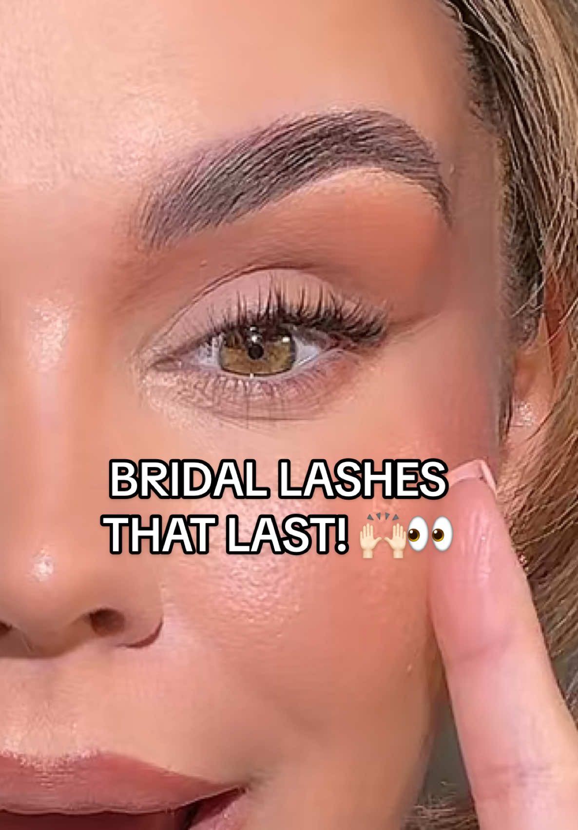 Create your own bridal lash that lasts! 🤍💍 I’ve seen sooo many brides using @TATTI LASHES invisi lash kits, here’s the best way to apply them and DON’T do it on your wedding morning!! 🤣   I used pointed wisp lashes in 14mm and 12mm. AD