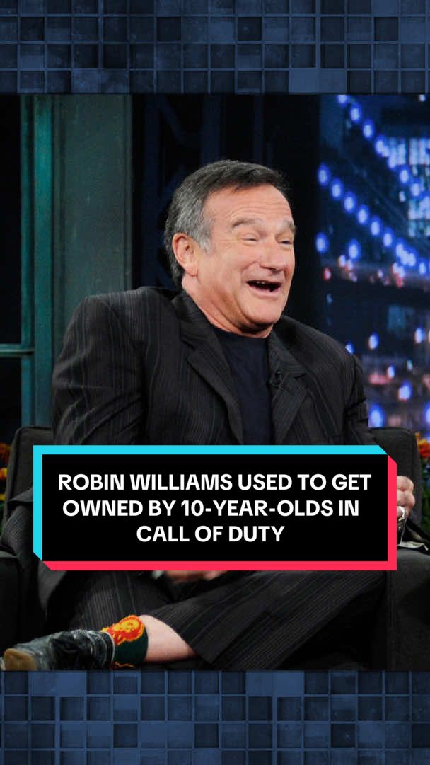 Robin Williams used to get owned by 10-year-olds in @Call of Duty 😭 #FallonFlashback Original Air Date: 11/26/2009 (Late Night with Jimmy Fallon) #RobinWilliams #CallOfDuty #COD #JimmyFallon 
