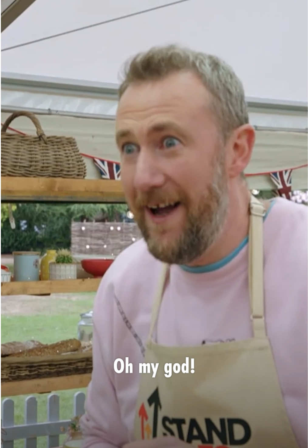 Your task: baking mayhem. Your time starts now. #GBBO 