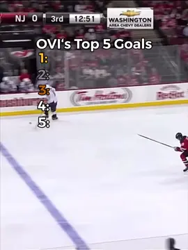 Ovi‘s Top 5 Career Goals #fyp #hockey #icehockey #NHL #ovi #alexovechkin 