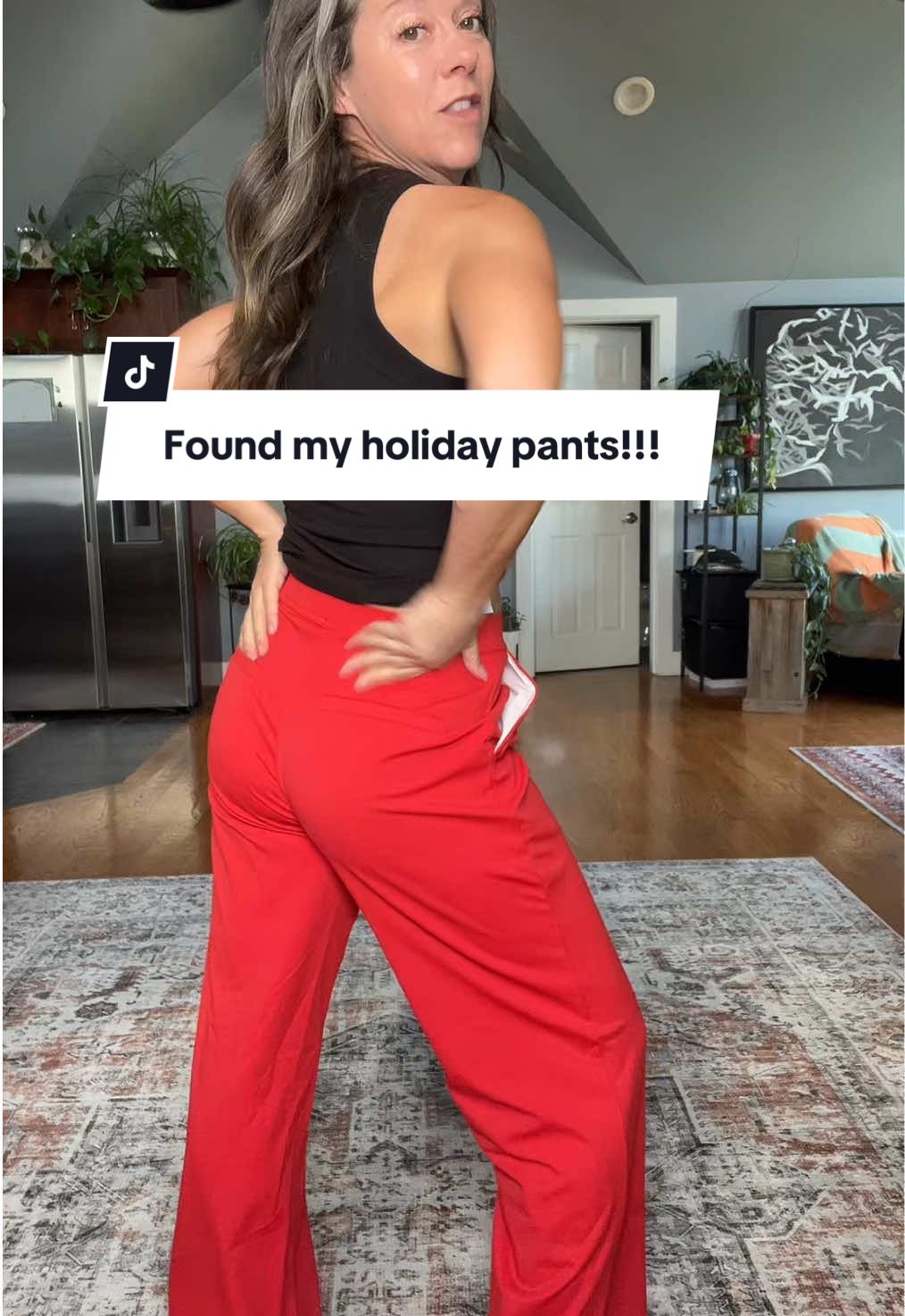 Replying to @NickName 🇩🇰🇪🇺 These red Halara stretchy work pants are so comfortable, I’m planning my entire holiday wardrobe around them. They’re soft, flattering, and stretchy enough for travel days, holiday parties, and everyday wear. If you’re looking for comfy holiday outfit ideas, red work pants that move with you, or the perfect holiday travel pants, these are it. Dress them up with heels for a party or pair with boots and a sweater for casual holiday vibes. The stretch is unreal, and they keep their shape all day while feeling like pajamas. Love that they put their favorite dress pants in a bun bundle deal!  #workpants  #StretchyPants #HolidayOutfits #Halarapants @Halara Workleisure 