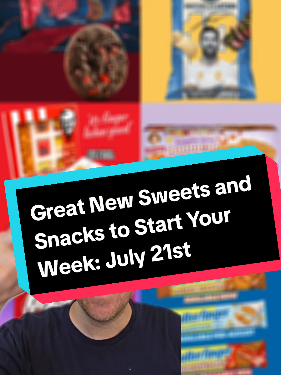 I heard you love snacks, so here's a great lineup of new snacks to start your week with! The new Chips Ahoy x Stranger Things cookies look AMAZING with a strawberry filling that comes through the cookie like a rift tearing through Hawkins and it looks incredible! Messi has teamed up with Lay's for a new Argentinian Steak flavor that sounds delicious and is arriving in stores now. KFC is teaming up with Frankford for new Kentucky Fried Chicken GUMMIES that unfortunately do not taste like KFC, but will be in stores in the next few weeks. Butterfinger has Salted Caramel out now, but Marshmallow and French Toast to come! Little Debbie has a new Pumpkin Spice Creme Pie coming for the fall and Kit Kat now has vampire shaped Counts!! Which releases are you excited about? . . . . #snacks #snack #kitkat #kfc #strangerthings #kentuckyfriedchicken #messi #lays #butterfinger #newfoods #newfood