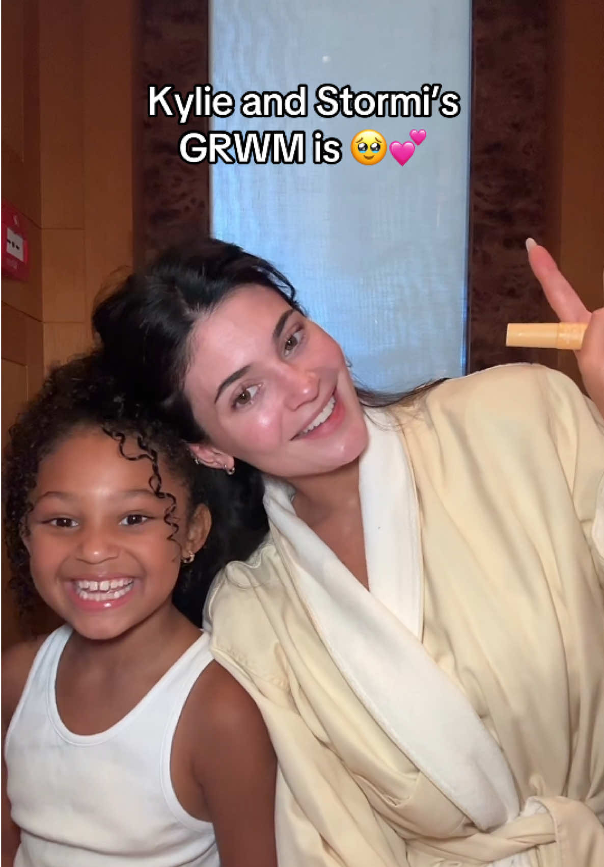 The iconic mother-daughter duo, @Kylie Jenner and #StormiWebster, just gave us the GRWM of the year. When is Stormi getting her promotion? Video: Kylie Jenner #kyliejenner #kylie #grwm #hypebae #kardashians #eurosummer #beautytrends #BeautyTok #kyliecosmetics #makeuptutorial #celebrity #stormibaby