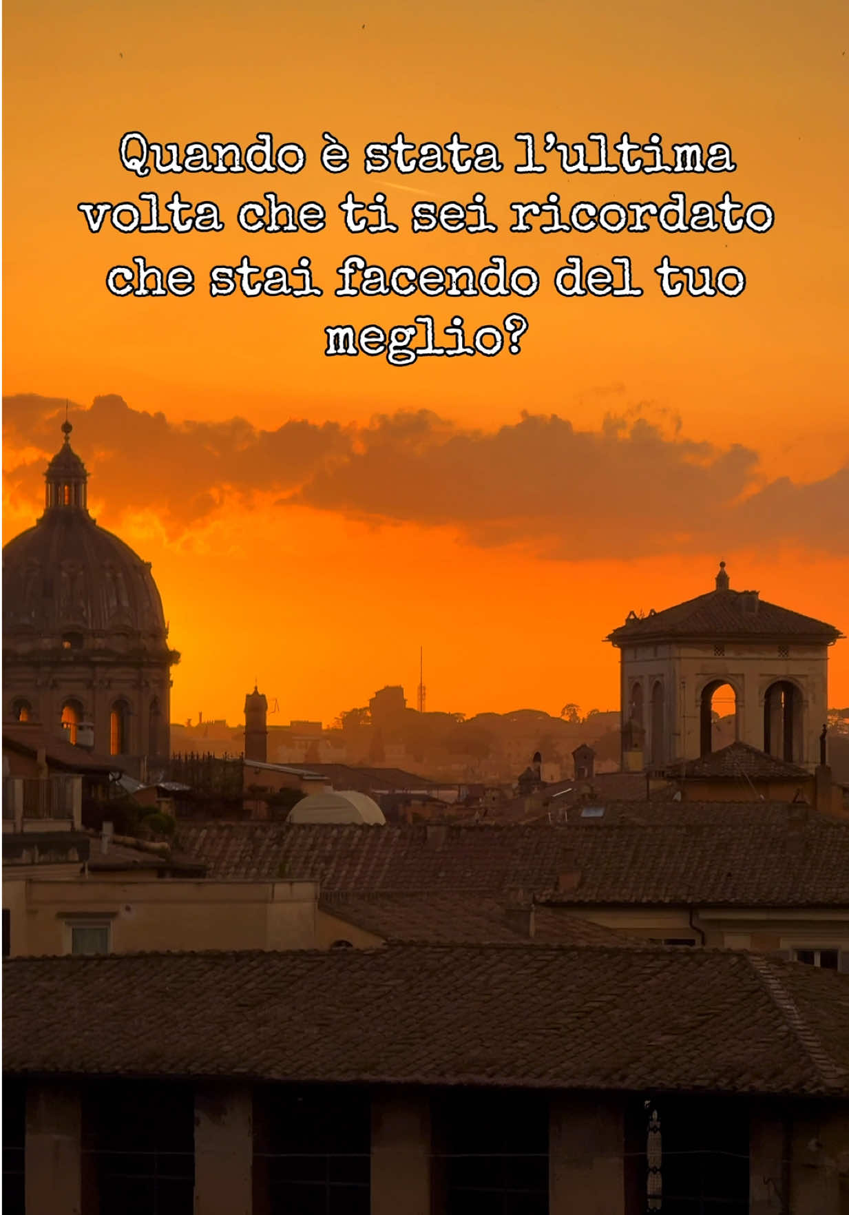 È Roma che parla ❤️ #roma #italia #tramonto