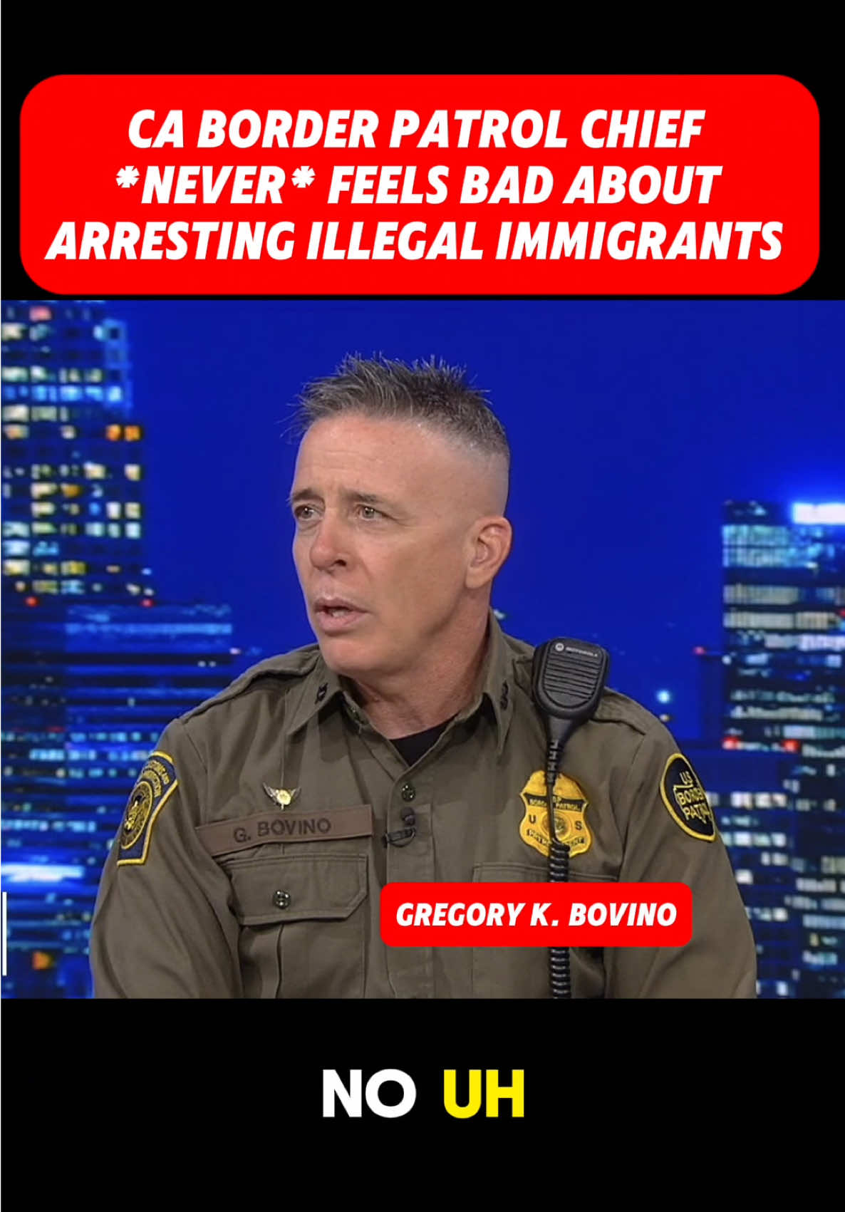 California’s Border Patrol Chief, Gregory K. Bovino, *never* feels bad about arresting illegal immigrants…even if they haven’t committed any other crimes.  “The bottom line is no, Elex!”  He says he feels bad for the families of those killed by people in this country illegally.  Watch our full interview, his first local TV sitdown since these raids intensified, streaming now at YouTube.com/ElexMichaelson  #borderpatrol #cbp #raids #elexmichaelson #theissueis #california #gregorybovino #news
