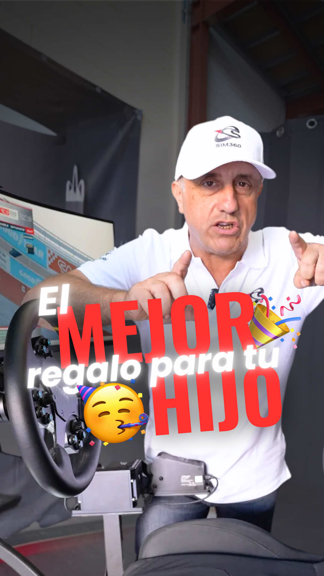El MEJOR regalo que le puedes hacer a tu HIJO🎁 Este NO es un juguete. Es un SIMULADOR profesional ⚡️Curvas, frenadas, adrenalina… sin riesgos, sin límites. 👇 Una experiencia que no olvidará. #simracing #sim360 #simulador #reel #reelviral