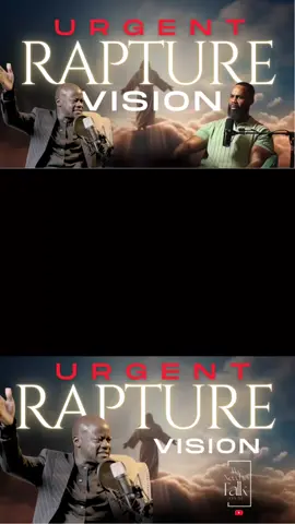 Drops today at 7pm EST on YouTube | WE NEED TO TALK |. #rapture #vision #rapturevision
