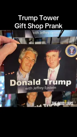 Putting some honest products in the Trump Tower gift shop. #fyp #prank #nyc #trump #list 