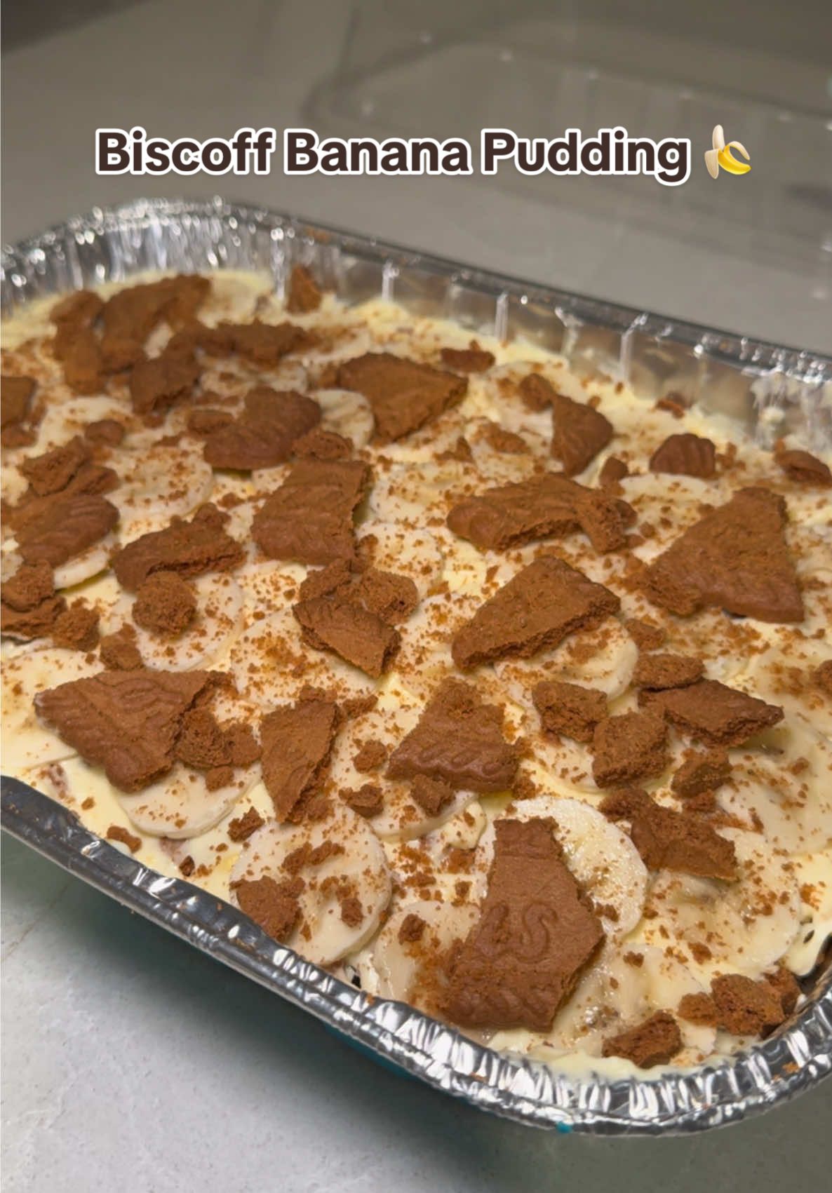 This Biscoff Banana Pudding might be my Roman Empire 👑🍌 recipe inspo: @gail | teakandthyme ☺️ #biscoff #bananapudding #summerrecipes #baking #fyp 